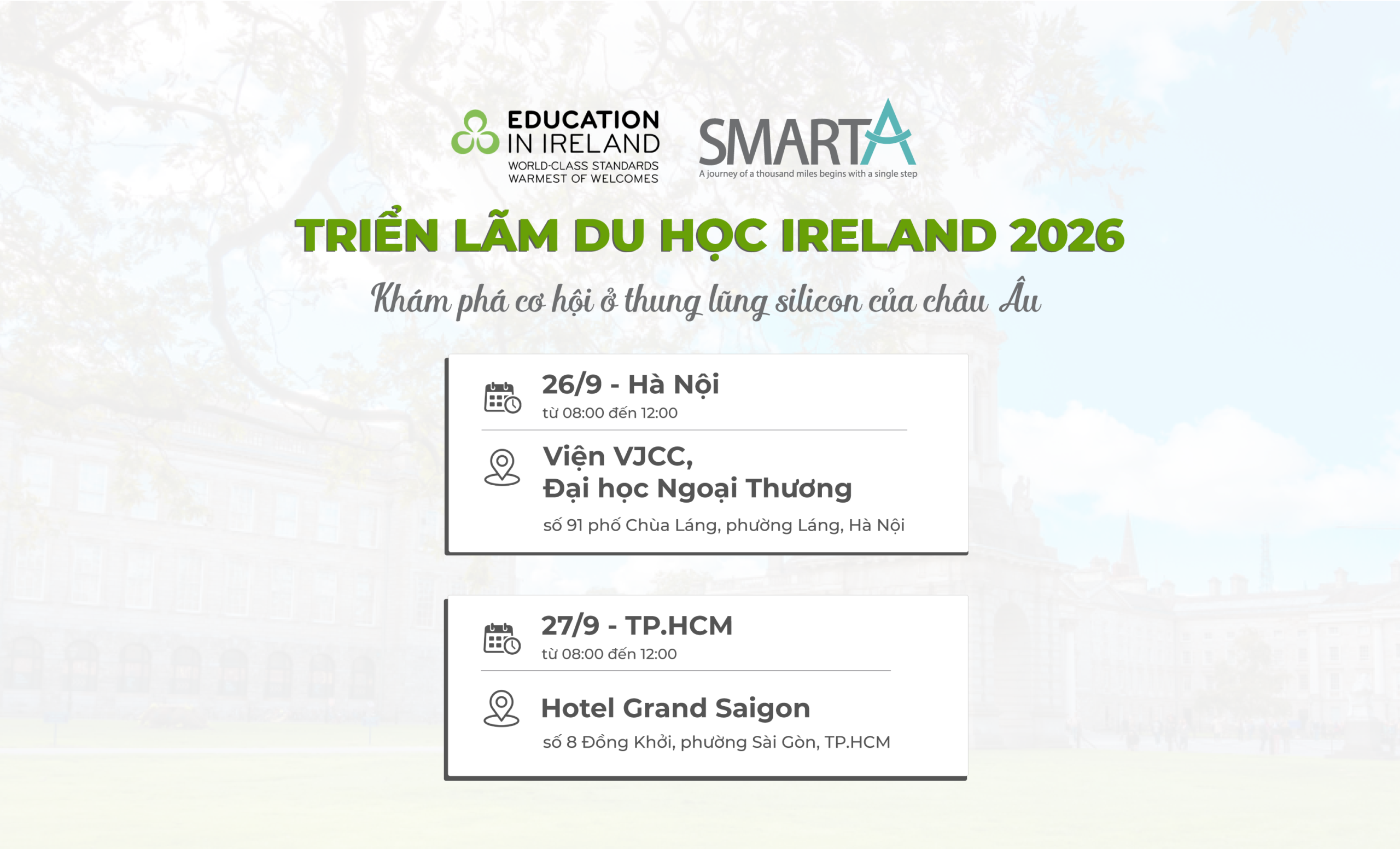 Triển lãm du học Ireland 2026