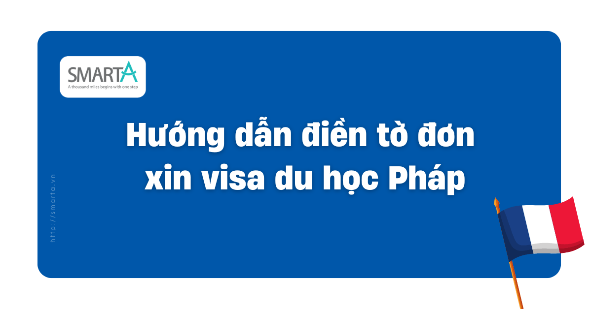 tờ đơn xin visa du học Pháp