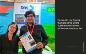 Tư vấn viên của SmartA tham gia hỗ trợ trường DBS tại BMI Fair