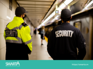 Nhân viên an ninh và nhân viên giám sát sòng bạc (Security guards and Gambling surveillance officers) có nhiệm vụ bảo vệ tài sản khỏi trộm cắp, phá hoại và các hoạt động bất hợp pháp khác.