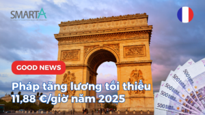 Mức lương tối thiểu ở Pháp năm 2025