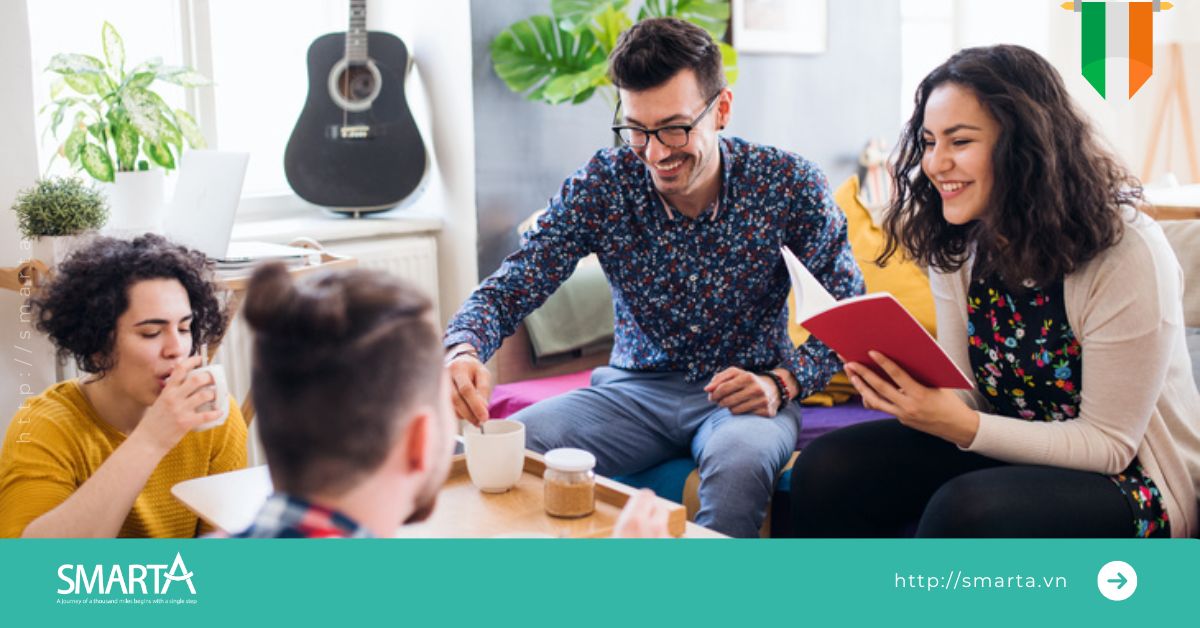 Du học sinh quốc tế ở ghép tại Ireland