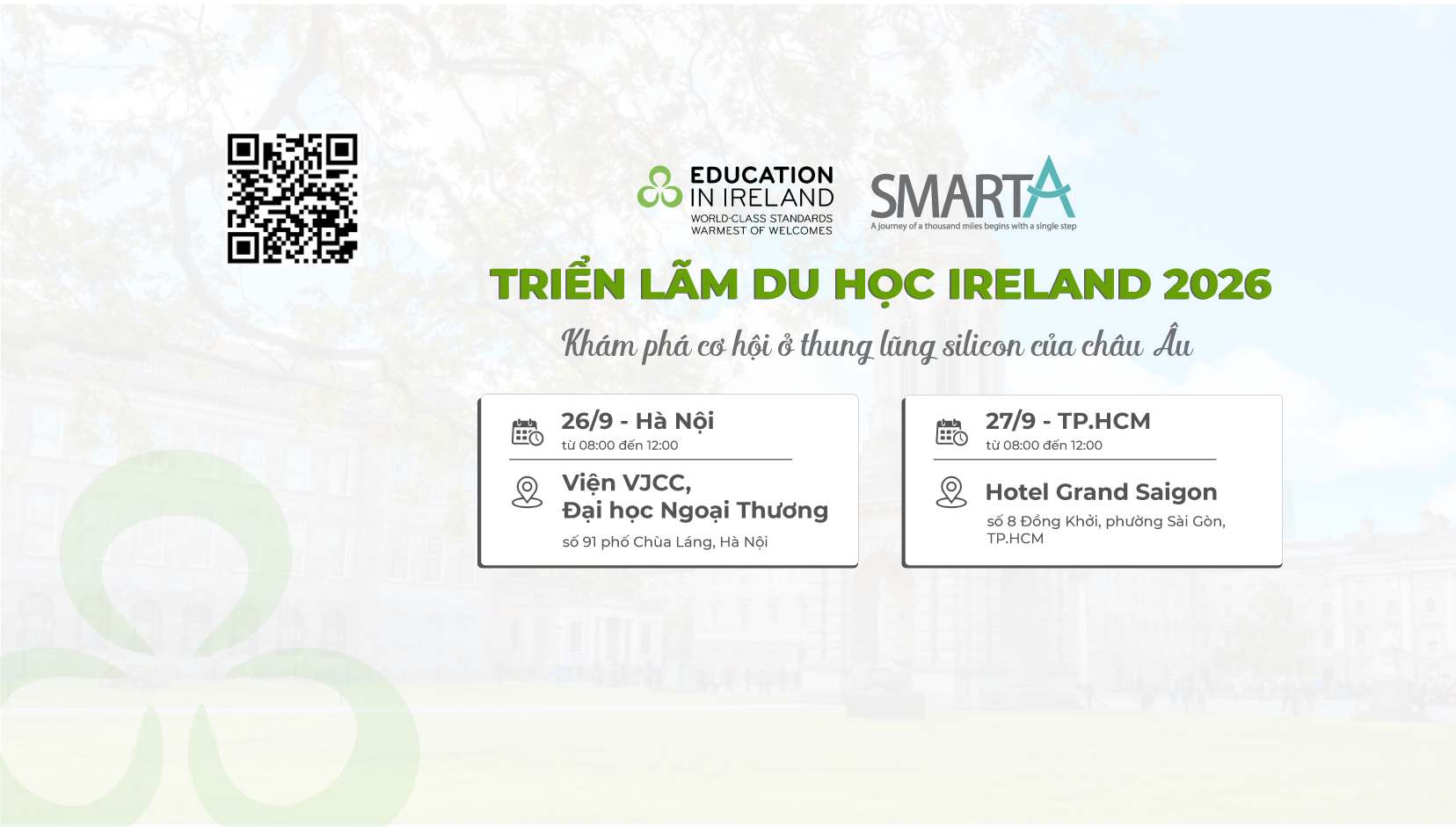Triển lãm du học Irelans 2026